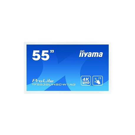 iiyama ProLite TF5538UHSC-W2AG, 139cm (55'), Projected Capacitive, 4K, white