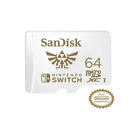 SanDisk Nintendo Switch - Flash memory card - 64 GB - UHS-I U3 - microSDXC UHS-I - for Nintendo Switch - 1