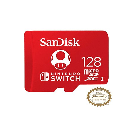 SanDisk - Flash memory card - 128 GB - UHS-I U3 - microSDXC UHS-I - for Nintendo Switch - 5