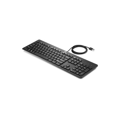 HP Business Slim - Keyboard - USB - French - black - bulk - 10 units - 0