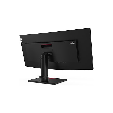 Lenovo ThinkVision T34w-20 - LED monitor - curved - 34" - 3440 x 1440 UWQHD - VA - 350 cd / m² - 3000:1 - 4 ms - HDMI, DisplayPort, USB-C - raven black - 2