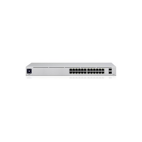 Ubiquiti UniFi Switch USW-24-POE - Switch - Managed - 24 x 10/100/1000 (16 PoE+) + 2 x Gigabit SFP - desktop, rack-mountable - PoE++ (95 W) - 1