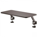 StarTech.com Monitor Riser Stand - Clamp-on Monitor Shelf for Desk - Extra Wide 25.6" (65 cm) For up to 34" Monitors - Black (MNRISERCLMP) - Mounting kit - for Monitor - black - screen size: up to 32" - desk-mountable