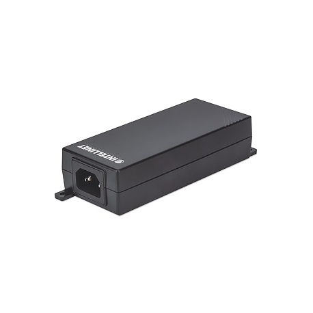 Intellinet Gigabit High-Power PoE+ Injector,1 x 30 W Port, IEEE 802.3at / af Compliant, Plastic Housing - PoE injector - AC 100-240 V - 30 Watt - output connectors: 1 - 3