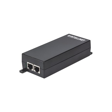 Intellinet Gigabit High-Power PoE+ Injector,1 x 30 W Port, IEEE 802.3at / af Compliant, Plastic Housing - PoE injector - AC 100-240 V - 30 Watt - output connectors: 1 - 7