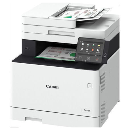 Canon i-SENSYS MF744Cdw - Multifunction printer - colour - laser - A4 (210 x 297 mm), Legal (216 x 356 mm) (original) - A4 / Legal (media) - up to 27 ppm (copying) - up to 27 ppm (printing) - 300 sheets - 33.6 Kbps - USB 2.0, Gigabit LAN, Wi-Fi(n), USB host, NFC - 3