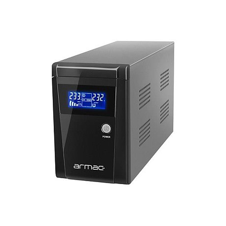 Armac Office 1500F - UPS - line interactive - AC 145 - 290 V - 950 Watt - 1500 VA - 2 x battery - 9 Ah - USB, RJ-45 - output connectors: 3 - 7