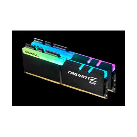 G.Skill TridentZ RGB Series - DDR4 - kit - 16 GB: 2 x 8 GB - DIMM 288-pin - 3200 MHz  /  PC4-25600 - CL16 - 1.35 V - unbuffered - non-ECC - 1