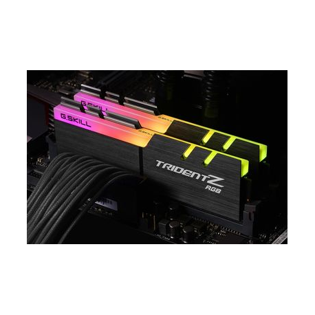 G.Skill TridentZ RGB Series - DDR4 - kit - 16 GB: 2 x 8 GB - DIMM 288-pin - 3200 MHz  /  PC4-25600 - CL16 - 1.35 V - unbuffered - non-ECC - 2
