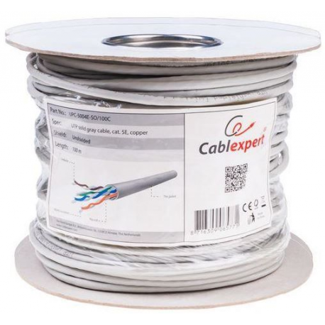 Gembird - Bulk cable - 304.8 m - UTP - CAT 5e - solid - grey - 1