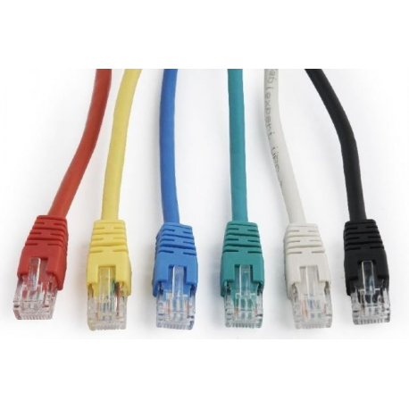 cablexpert - Patch cable - RJ-45 (M) to RJ-45 (M) - 5 m - UTP - CAT 6 - molded, stranded - red - 1