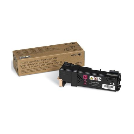 Xerox Phaser 6500 - High capacity - magenta - original - toner cartridge - for Phaser 6500; WorkCentre 6505 - 3