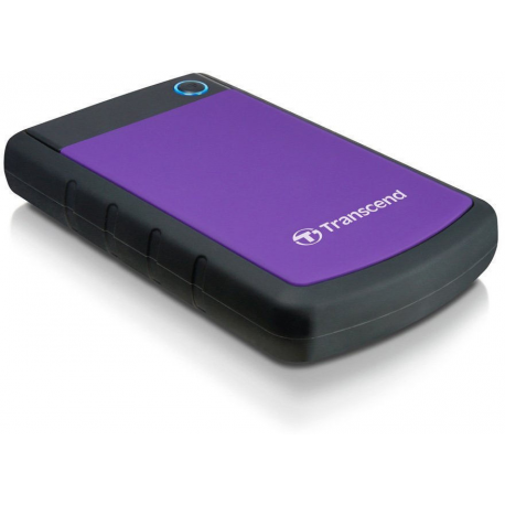 Transcend StoreJet 25H3P - Hard drive - 1 TB - external (portable) - 2.5" - USB 3.0 - 5400 rpm - buffer: 8 MB - brilliant purple - 1
