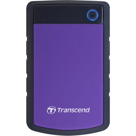 Transcend StoreJet 25H3P - Hard drive - 1 TB - external (portable) - 2.5" - USB 3.0 - 5400 rpm - buffer: 8 MB - brilliant purple - 5