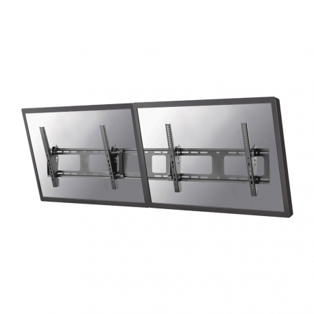 Neomounts by Newstar NS-WMB200 - Bracket - for 2 LCD displays - black - screen size: 40"-52" - wall-mountable - 11