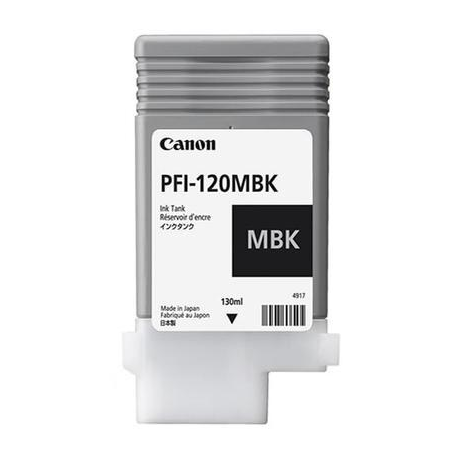 Canon PFI-120 MBK - 130 ml - matte black - original - ink tank - for imagePROGRAF GP-200, GP-300, TM-200, TM-205, TM-300, TM-305 - 2