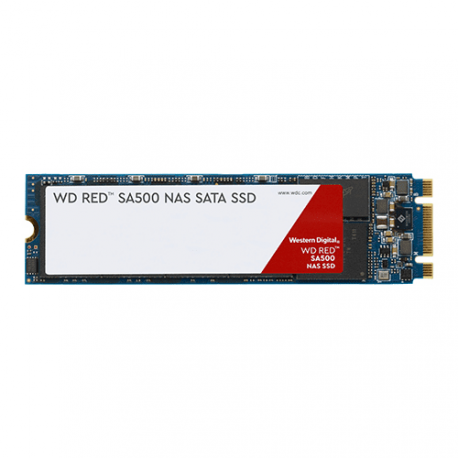 WD Red SA500 NAS SATA SSD WDS500G1R0B - SSD - 500 GB - internal - M.2 2280 - SATA 6Gb / s - 1