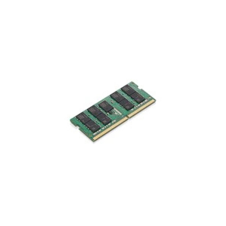 Lenovo - DDR4 - module - 16 GB - SO-DIMM 260-pin - 2666 MHz  /  PC4-21300 - 1.2 V - unbuffered - non-ECC - CRU - green - for ThinkBook 13; 14; 15; ThinkCentre M715q (2nd Gen); M75; ThinkPad E14; E15; P73 - 2