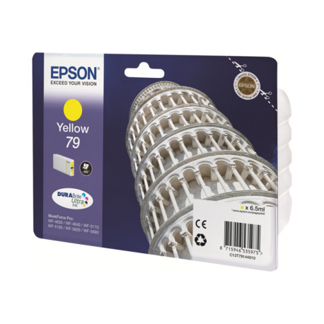Epson 79 - 6.5 ml - yellow - original - ink cartridge - for WorkForce Pro WF-4630DWF, WF-4640DTWF, WF-5110DW, WF-5190DW, WF-5620DWF, WF-5690DWF - 2