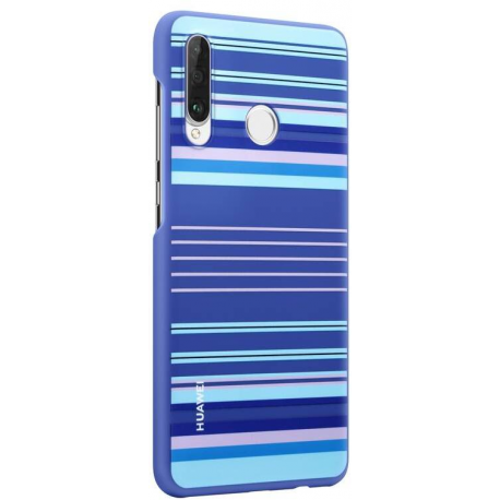 Huawei - Back cover for mobile phone - thermoplastic polyurethane (TPU) - blue lines - for Huawei P30 lite - 3