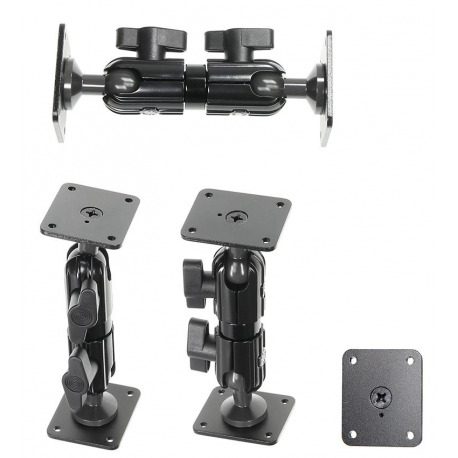 Brodit Standard Duty Pedestal Mount - Mounting component (pedestal mount) - aluminium - black - surface mountable - 1