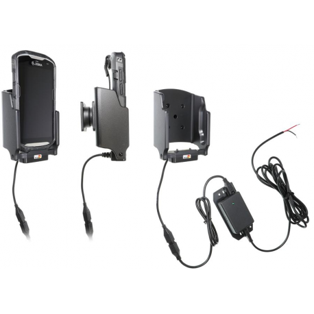 Brodit Active holder for fixed installation - Handheld charging cradle - car - DC 12 / 24 V - for Zebra TC51, TC56 - 1