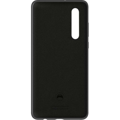 Huawei Car case - Back cover for mobile phone - silicone, magnet - black - for Huawei P30 - 4