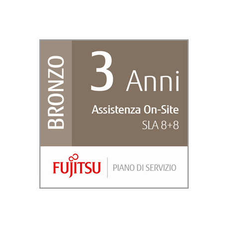 Fujitsu Scanner Service Program 3 Year Bronze Service Plan for Fujitsu Low-Volume Production Scanners - Extended service agreement (extension) - parts and labour - 3 years - on-site - 8x5 - response time: 8 h - repair time: 8 hours - for fi-7600, 7700, 7700S - 4
