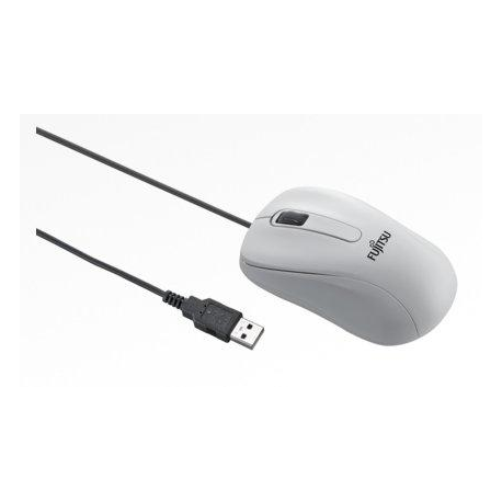 Fujitsu M520 - Mouse - right and left-handed - optical - 3 buttons - wired - USB - grey - for Celsius H7510, J5010, W5010; ESPRIMO D7010, D7011, D9010, D9011, G9010, K5010 / 24, P9910 - 1