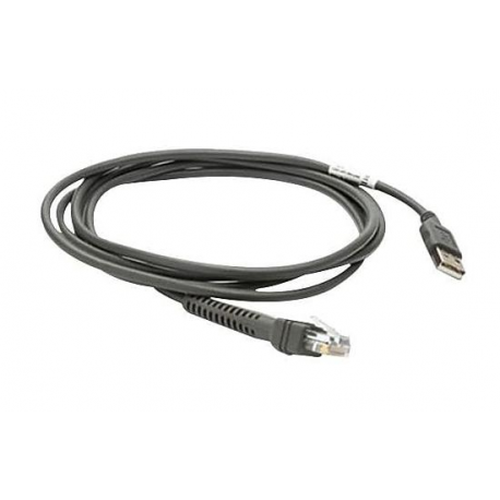 Zebra - USB  /  power cable - USB (M) - 12 V - 1.2 A - 4.57 m - for Symbol LI3608; Zebra DS3608, DS3678, LI3608, LI3678 - 2
