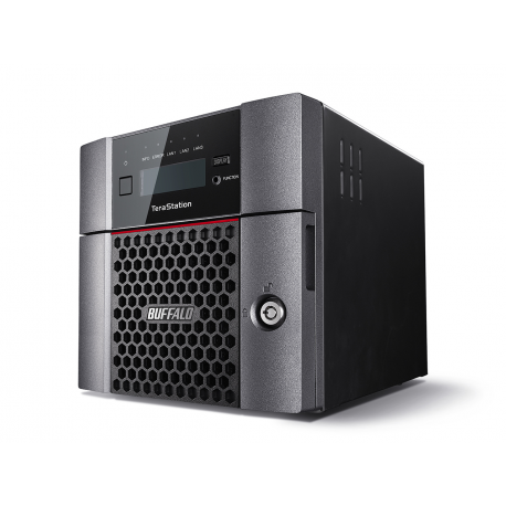 BUFFALO TeraStation 5210DN - NAS server - 2 bays - 16 TB - SATA 6Gb/s - HDD 8 TB x 2 - RAID 0, 1, JBOD - RAM 4 GB - 10 Gigabit Ethernet - iSCSI - with 3 years 24-hour TeraStation VIP HDD Exchange Service - 14