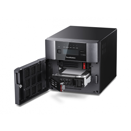 BUFFALO TeraStation 5210DN - NAS server - 2 bays - 16 TB - SATA 6Gb/s - HDD 8 TB x 2 - RAID 0, 1, JBOD - RAM 4 GB - 10 Gigabit Ethernet - iSCSI - with 3 years 24-hour TeraStation VIP HDD Exchange Service - 15