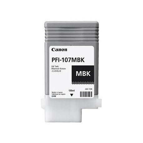 Canon PFI-107 MBK - 130 ml - matte black - original - ink tank - for imagePROGRAF iPF670, iPF680, iPF685, iPF770, iPF780, iPF785 - 2