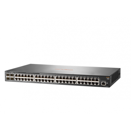 HPE Aruba 2930F 48G 4SFP - Switch - L3 - Managed - 48 x 10 / 100 / 1000 + 4 x Gigabit SFP (uplink) - rack-mountable - 2