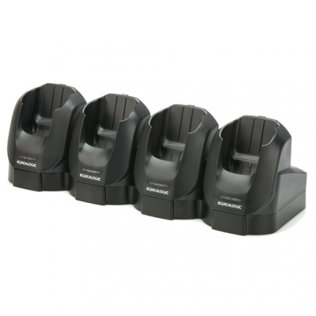 Datalogic Multi Ethernet Dock - Handheld charging cradle - output connectors: 4 - for Memor X3 - 1