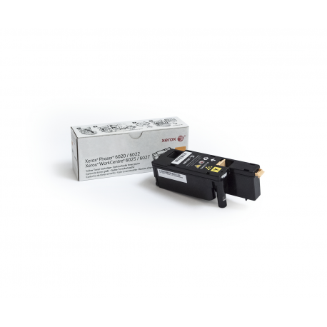 Xerox WorkCentre 6027 - Yellow - original - toner cartridge - for Phaser 6020V_BI, 6022 / NI, 6022V_NI; WorkCentre 6025V_BI, 6027 / NI, 6027V_NI - 1