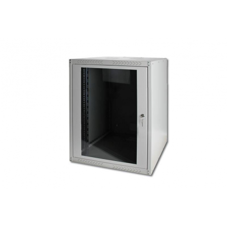 Digitus DN-19 16-U-EC - Cabinet - wall mountable - grey, RAL 7035 - 16U - 19" - 1