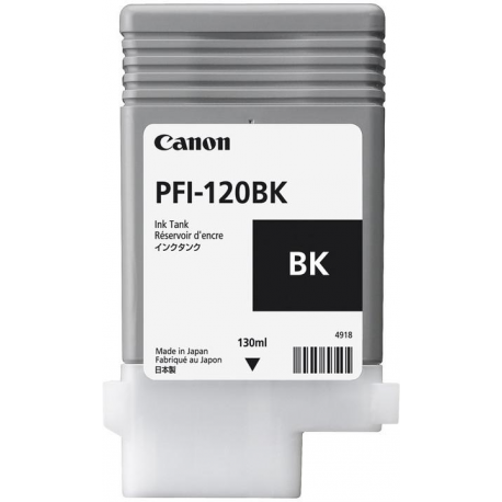 Canon PFI-120 BK - 130 ml - black - original - ink tank - for imagePROGRAF GP-200, GP-300, TM-200, TM-205, TM-300, TM-305 - 2