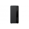 Samsung Clear View Cover EF-ZG985 - Flip cover for mobile phone - black - for Galaxy S20+, S20+ 5G