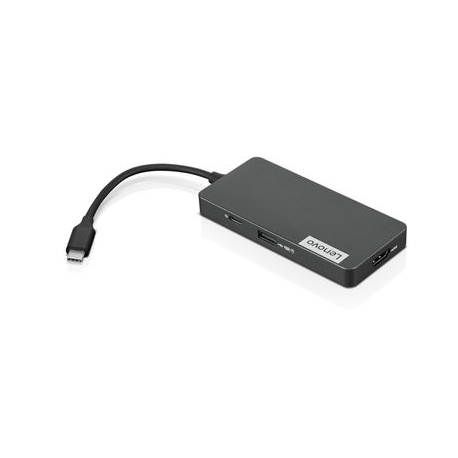 Lenovo USB-C 7-in-1 Hub - Docking station - USB-C - HDMI - for IdeaPad 3 14; ThinkBook 14s Yoga G2 IAP; ThinkPad T14s Gen 3; X1 Nano Gen 2 - 1
