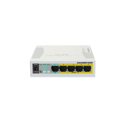 Switch|MIKROTIK|CSS106-1G-4P-1S|5x10Base-T / 100Base-TX / 1000Base-T|1xSFP|CSS106-1G-4P-1S