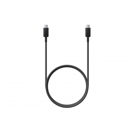 Samsung EP-DN975 - USB cable - USB-C (M) to USB-C (M) - USB 2.0 - 1 m - USB Power Delivery (5A, 100W) - black - for Galaxy Note10, Note10+, Note10+ 5G - 2