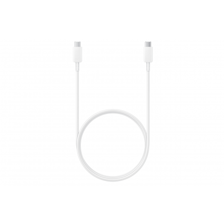 Samsung EP-DN975 - USB cable - USB-C (M) to USB-C (M) - USB 2.0 - 1 m - USB Power Delivery (5A, 100W) - white - for Galaxy Note10, Note10+, Note10+ 5G - 0