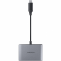 Samsung Multiport Adapter EE-P3200 - Docking station - USB-C - for Galaxy Book, Book2, Note10, Note8, Note9, S10, S8, S8+, S9, S9+, Tab S5e, Tab S6, TabPro S