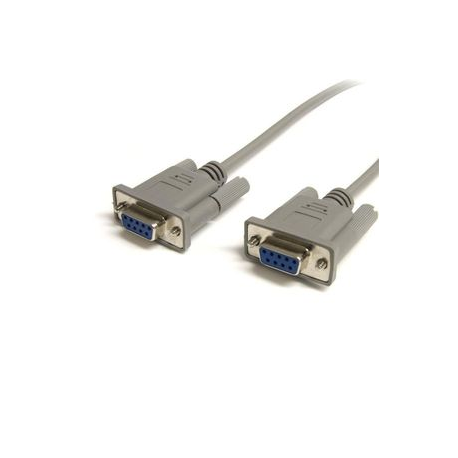 StarTech.com 25 ft Cross Wired DB9 Serial Null Modem Cable - F / F - Null modem cable - DB-9 (F) to DB-9 (F) - 7.6 m - for P / N: EC1S232U2, ICUSB232DB25, ICUSB232INT1, ICUSB232INT2, PCI2S232485I, PEX2S1P553B - 0