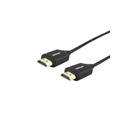 StarTech.com StarTech.com Premium Certified High Speed HDMI 2.0 Cable with Ethernet - 1.5ft 0.5m - HDR 4K 60Hz - 20 inch Short HDMI Male to Male Cord (HDMM50CMP) - HDMI with Ethernet cable - HDMI male to HDMI male - 50 cm - black - for P / N: CDP2HD4K60H, CDPHDMDP2HD, DP2HD4K60H, KITBXDOCKPNA, MOD4DOCKACPD, TB3DKM2HDL - 1