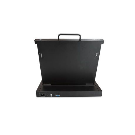 StarTech.com Rackmount KVM Console, Single Port VGA KVM with 17" LCD Monitor for Server Rack, Fully Featured Universal 1U LCD KVM Drawer with Cables & Hardware, USB Support, 50,000 MTBF - LCD KVM Concole Drawer (RKCONS1701) - KVM console with KVM switch - 1 ports - 17" - rack-mountable - 1280 x 1024 @ 60 Hz - 250 cd/m² - 1000:1 - 5 ms - VGA - black - 1U - 3