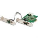 StarTech.com 2-port PCI Express RS232 Serial Adapter Card, PCIe RS232 Serial Host Controller Card, PCIe to Serial DB9 COM Ports, 16950 UART, Low Profile Expansion Card, Windows/macOS/Linux - Full/Low-Profile (PEX2S953LP) - Serial adapter - PCIe low profile - RS-232 x 2