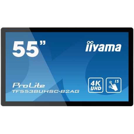 iiyama ProLite TF5538UHSC-B2AG, 139cm (55'), Projected Capacitive, 4K, black