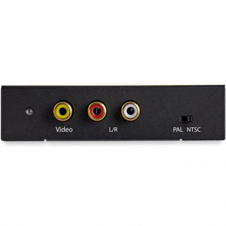 StarTech.com HDMI to RCA Converter Box with Audio - Composite Video Adapter - NTSC / PAL - 1080p (HD2VID2) - Video converter - HDMI - composite video - black - 0